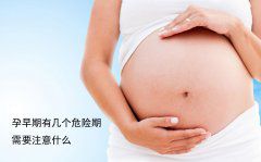 孕早期有几个危险期，需要注意什么？