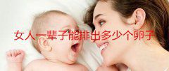 女人一辈子能排出多少个卵子